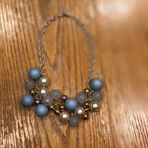 Periwinkle statement necklace